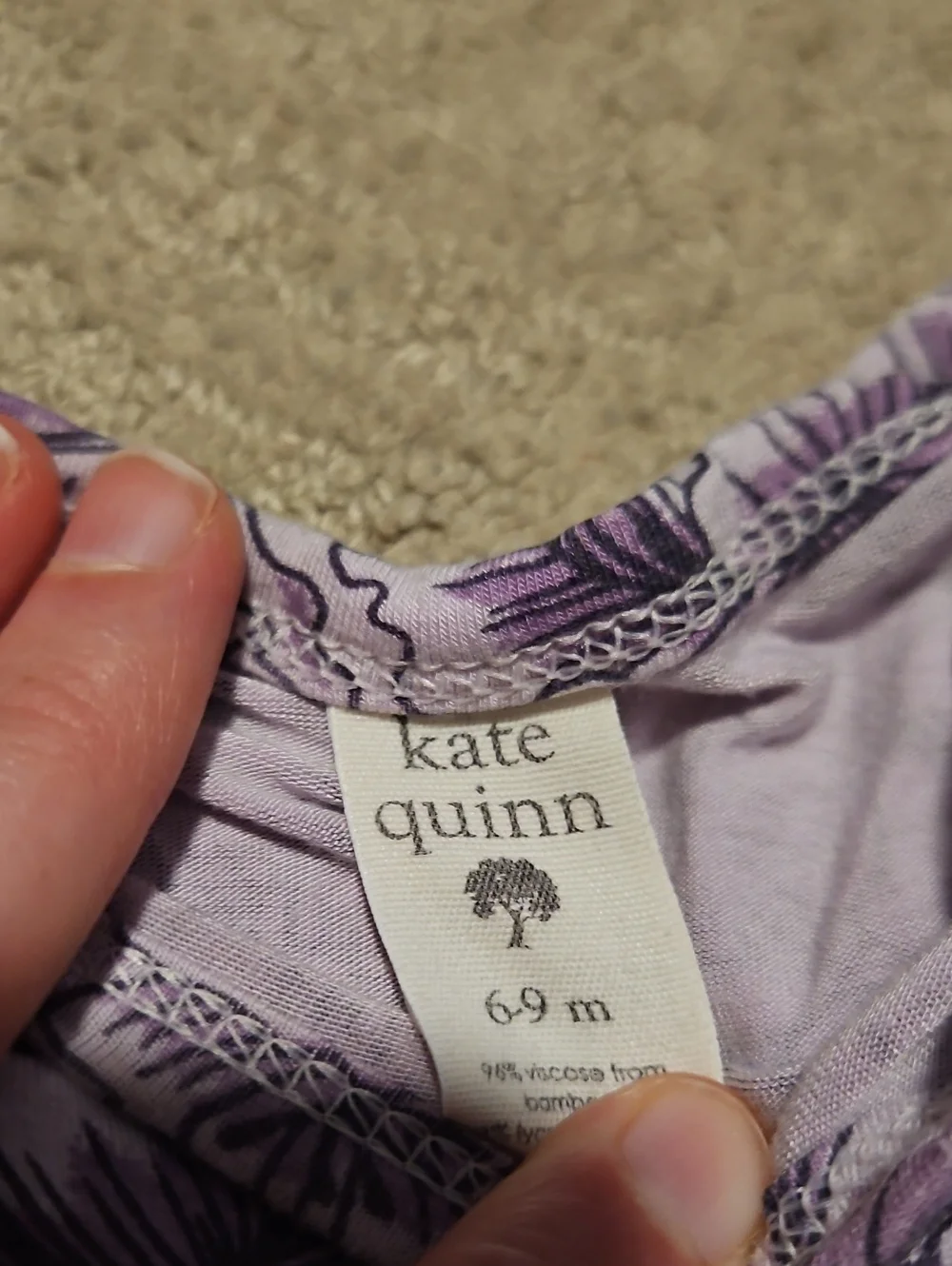 Kate Quinn 6-9month Onesie